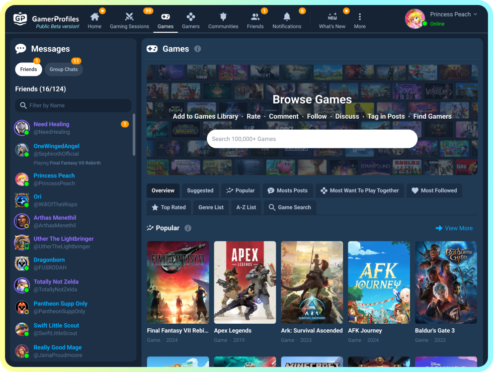Browse 100,000+ Games - GamerProfiles