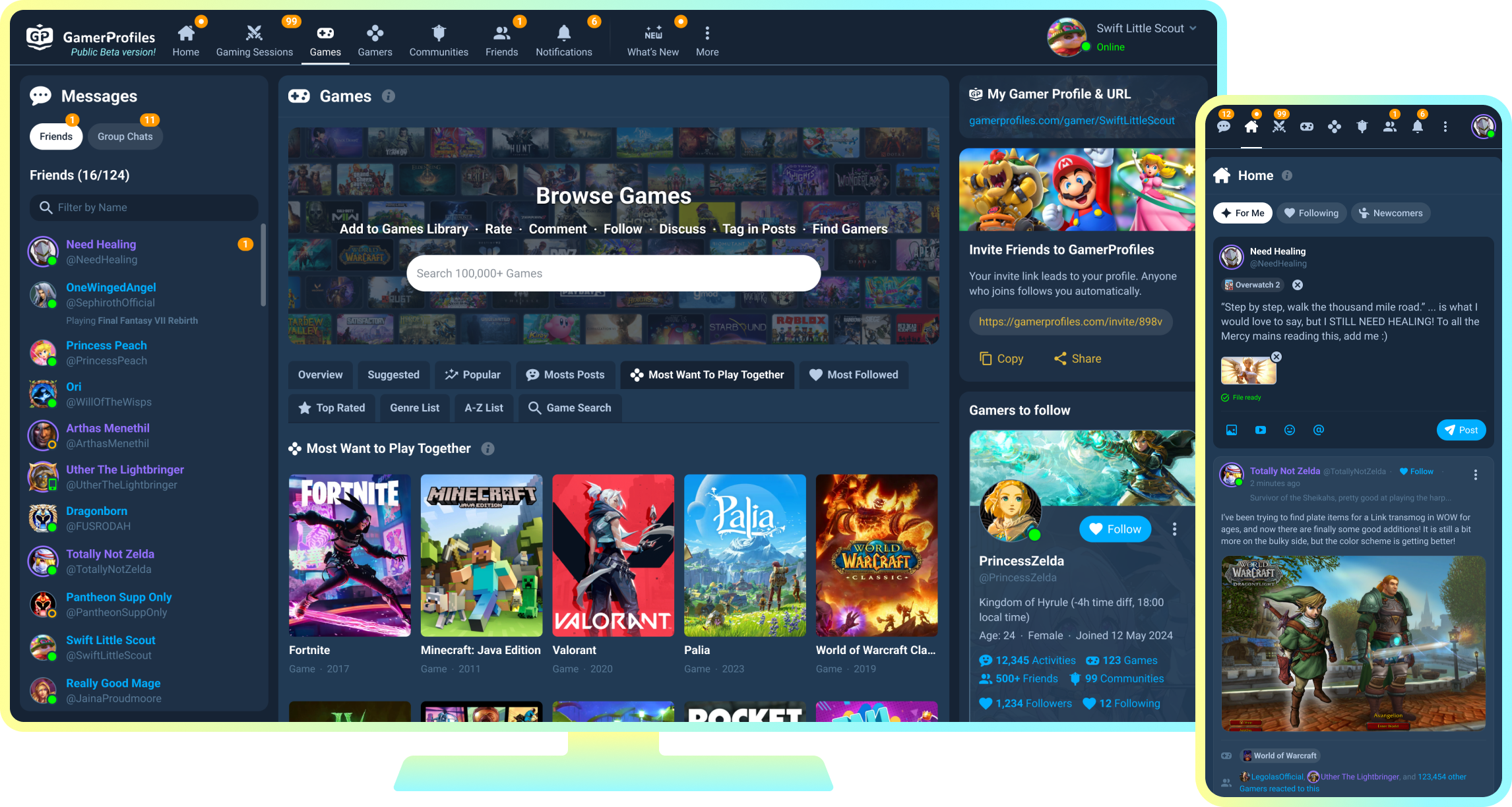 App Preview - GamerProfiles