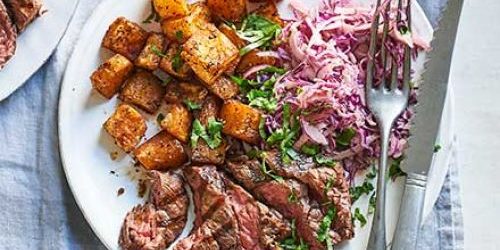 Smoky steak