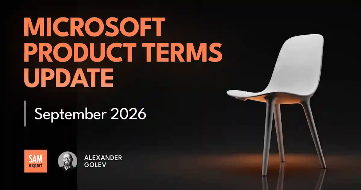 Microsoft Product Terms September 2026 | SAMexpert Blog