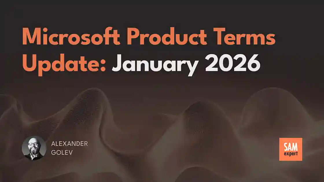 Microsoft Product Terms Update January 2026