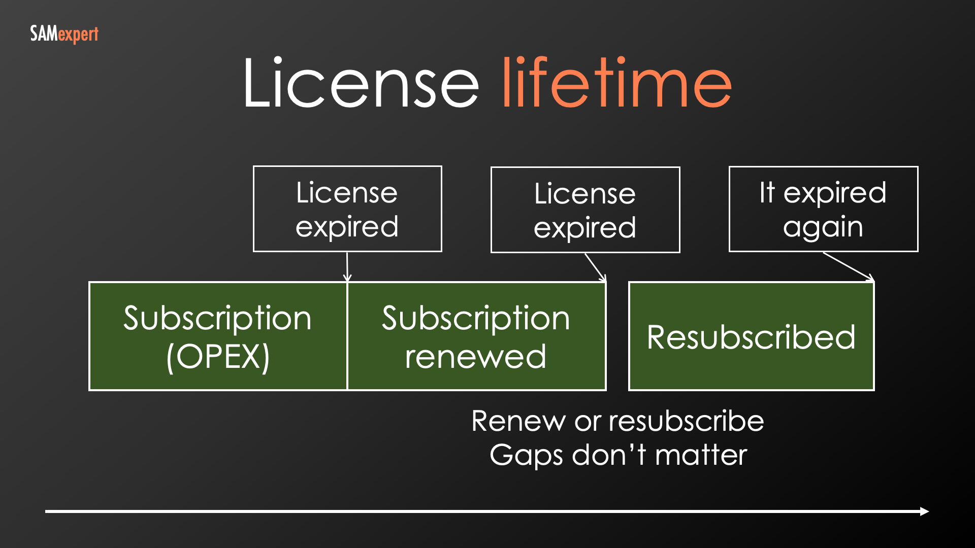 Microsoft subscription license lifetime