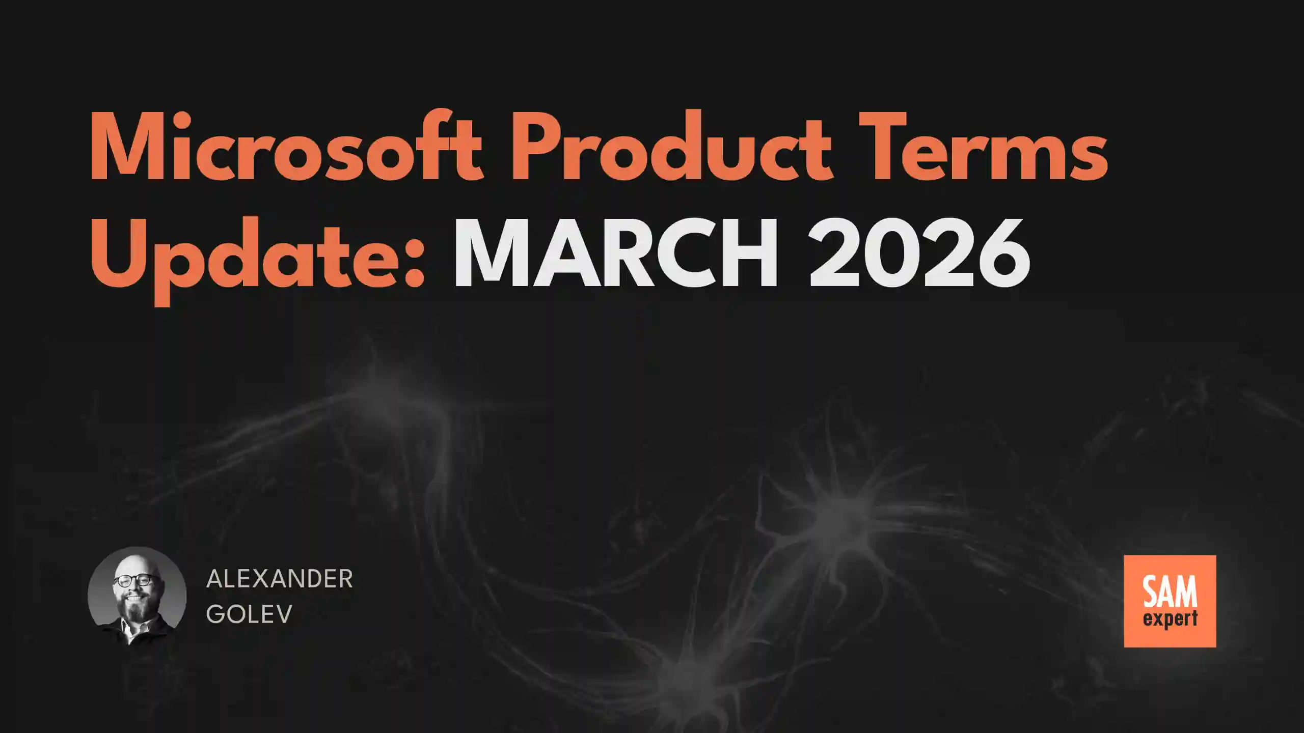 Microsoft Product Terms Update: March 2026