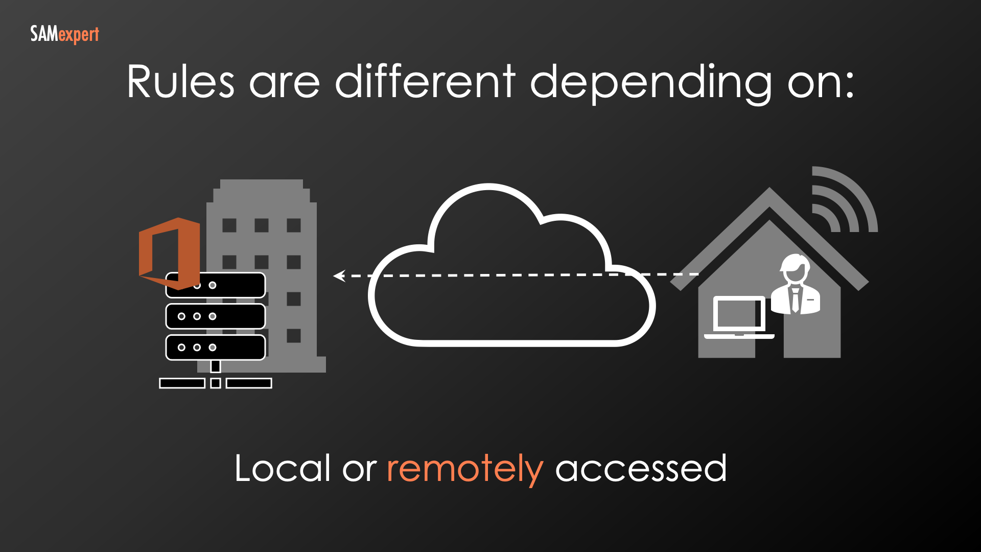local and remote access to software