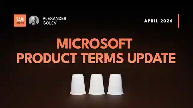 Microsoft Product Terms Update: April 2026