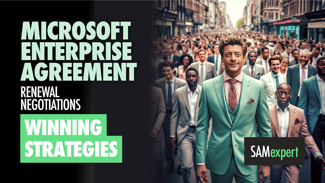 Negotiation envelope for Microsoft Agreement renewal