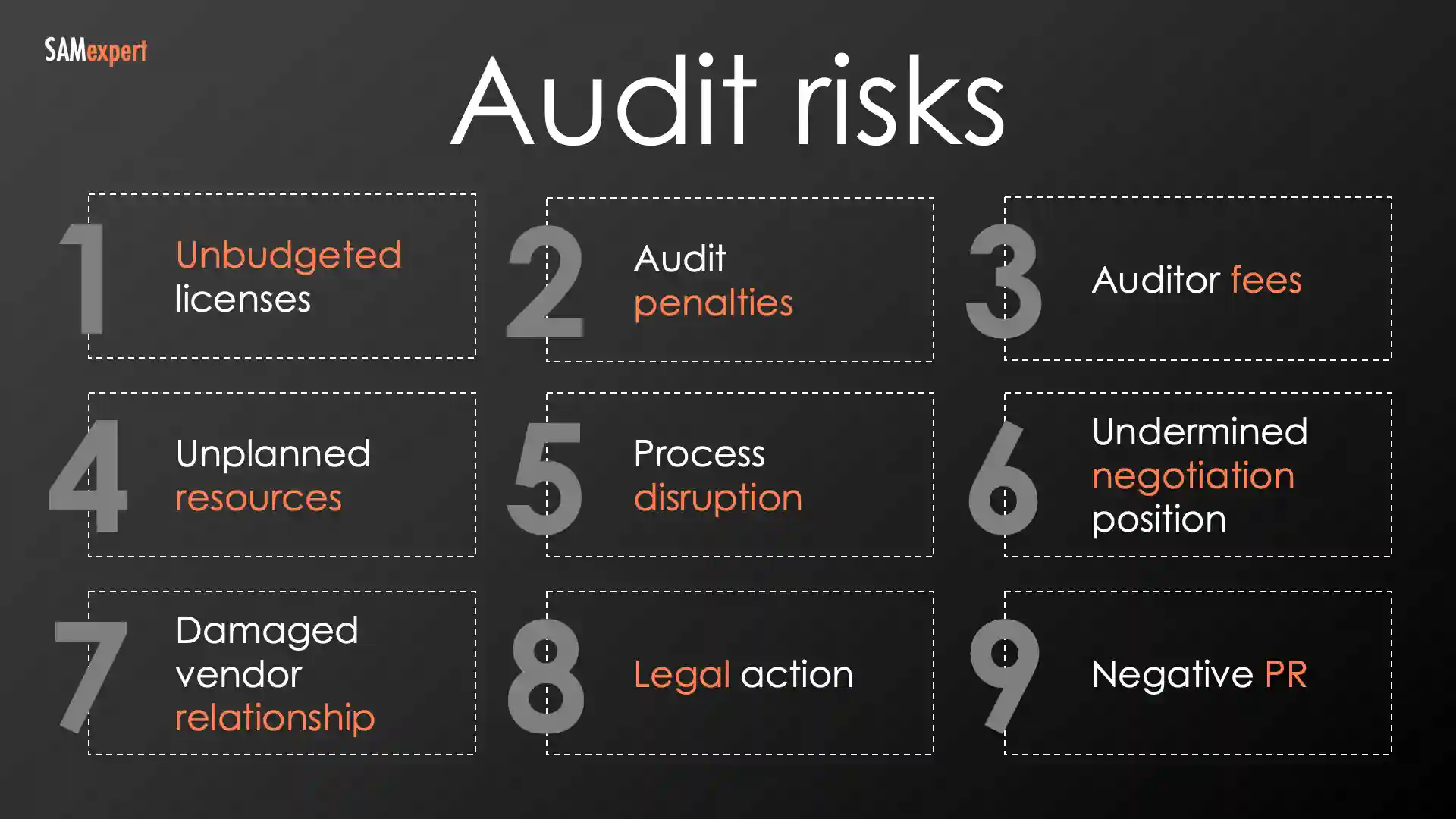 Microsoft Audit risks Microsoft Audit risks