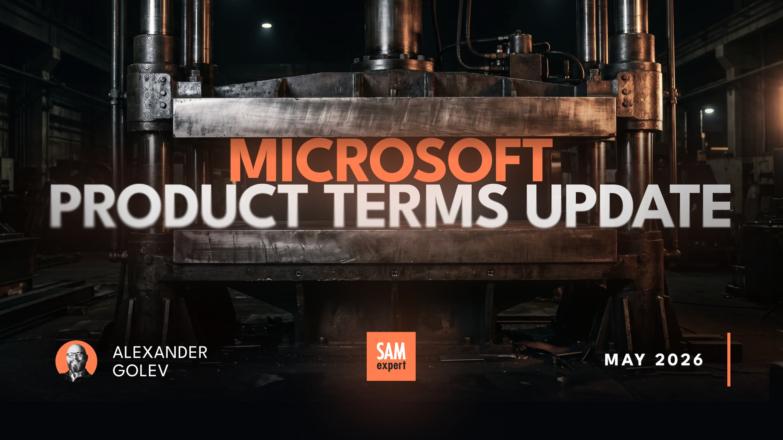 Microsoft Product Terms Update: May 2026