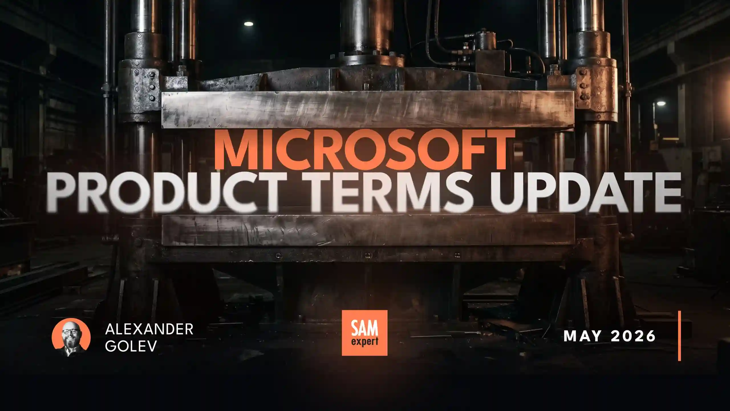 Microsoft Product Terms Update: May 2026