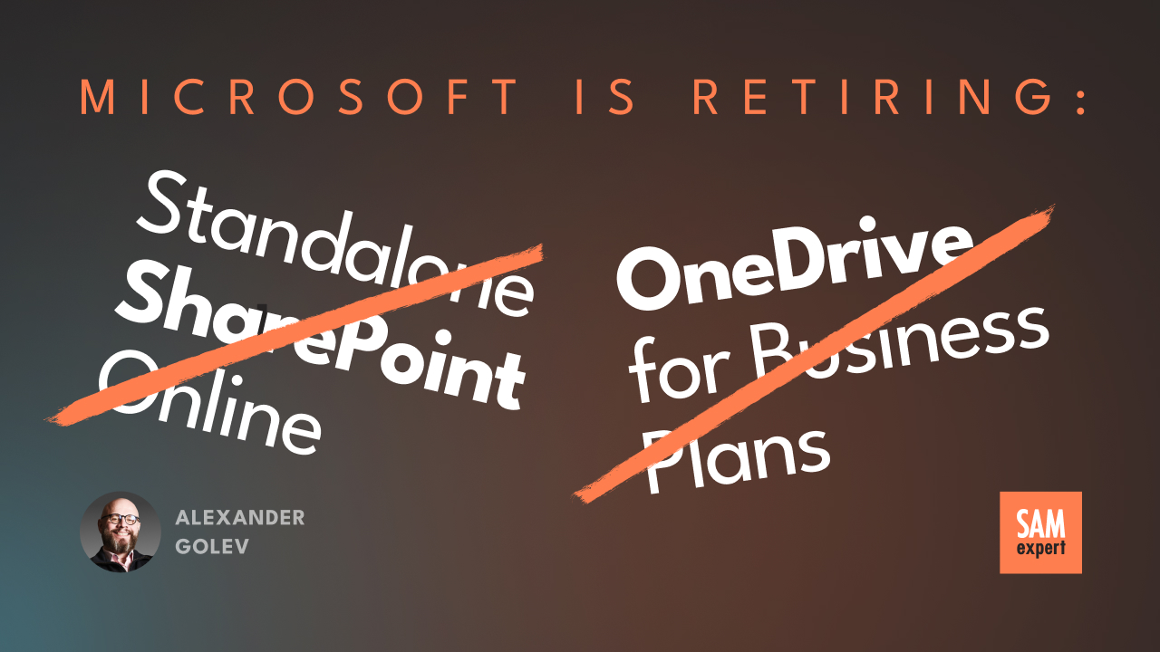Microsoft Is Retiring Standalone SharePoint Online and OneDrive for Business Plans
