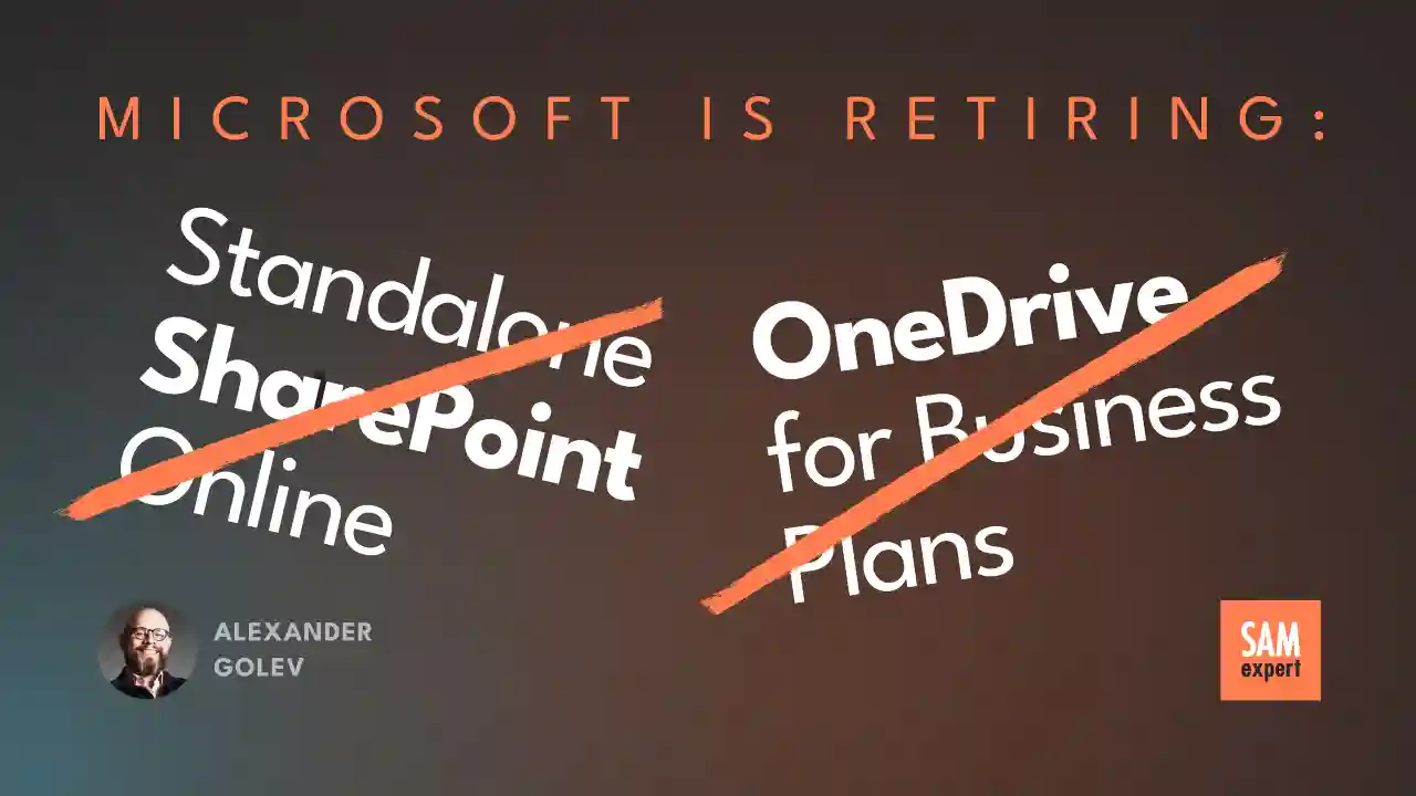 Microsoft Is Retiring Standalone SharePoint Online and OneDrive for Business Plans