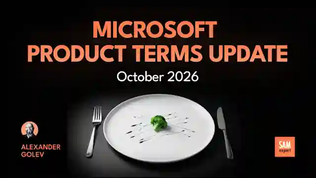 Microsoft Product Terms Update: October 2026