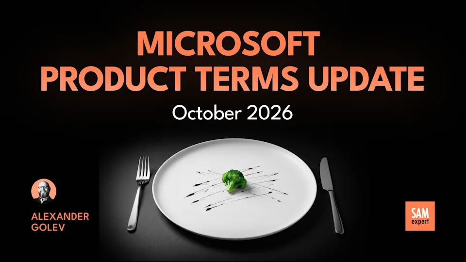Microsoft Product Terms Update OCT 2026