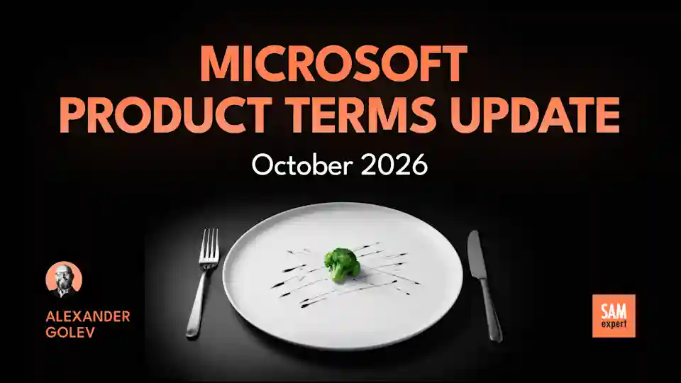 Microsoft Product Terms Update: October 2026