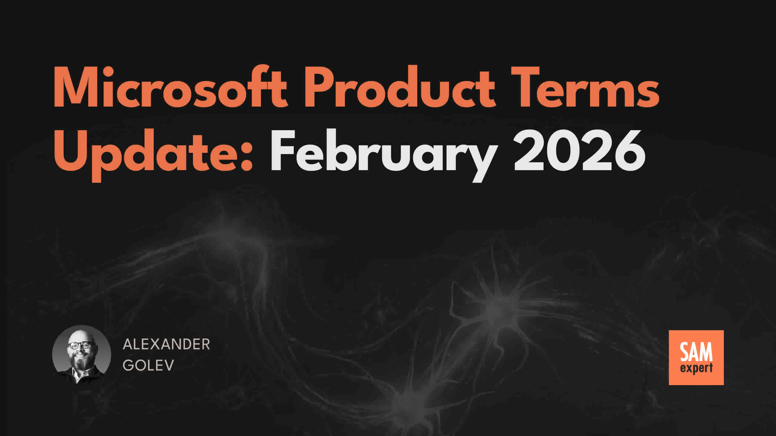 Microsoft Product Terms Update: February 2026