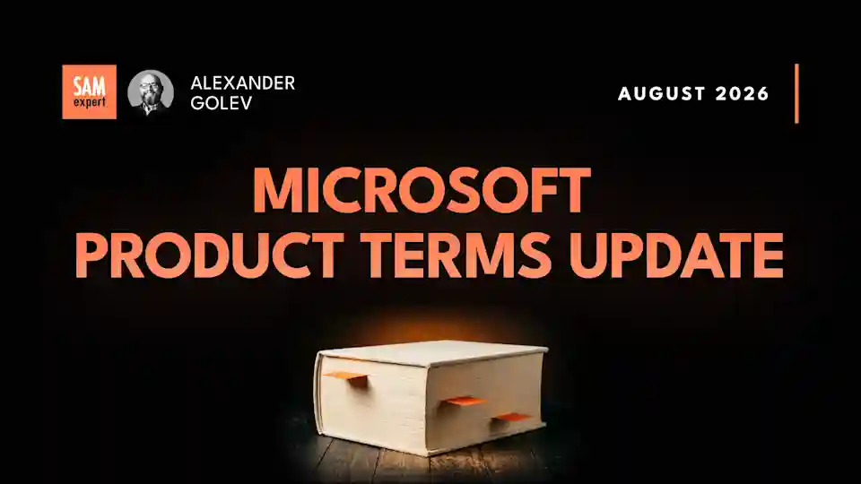 Microsoft Product Terms Update: August 2026