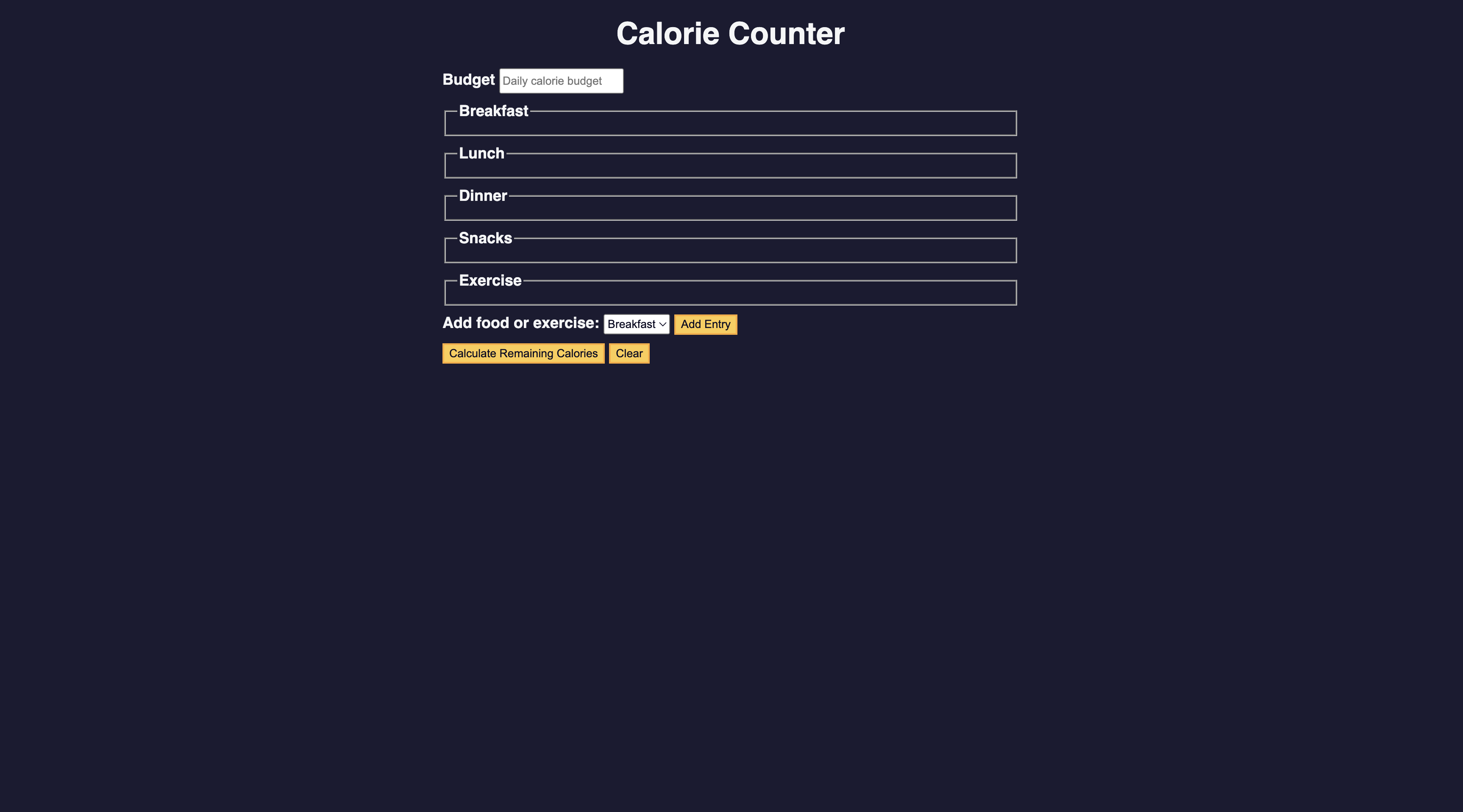 CalorieCalculator image number 1