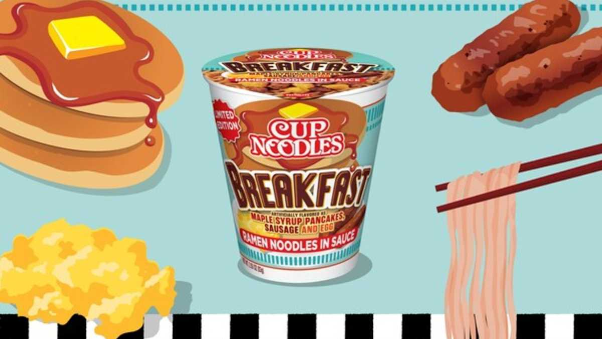 In Case You Missed It Cup Noodles Released BreakfastFlavored Ramen