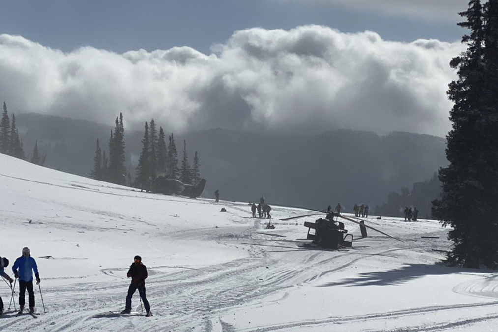 Helicopters Crash Near Utah Ski Resort In Training Accident