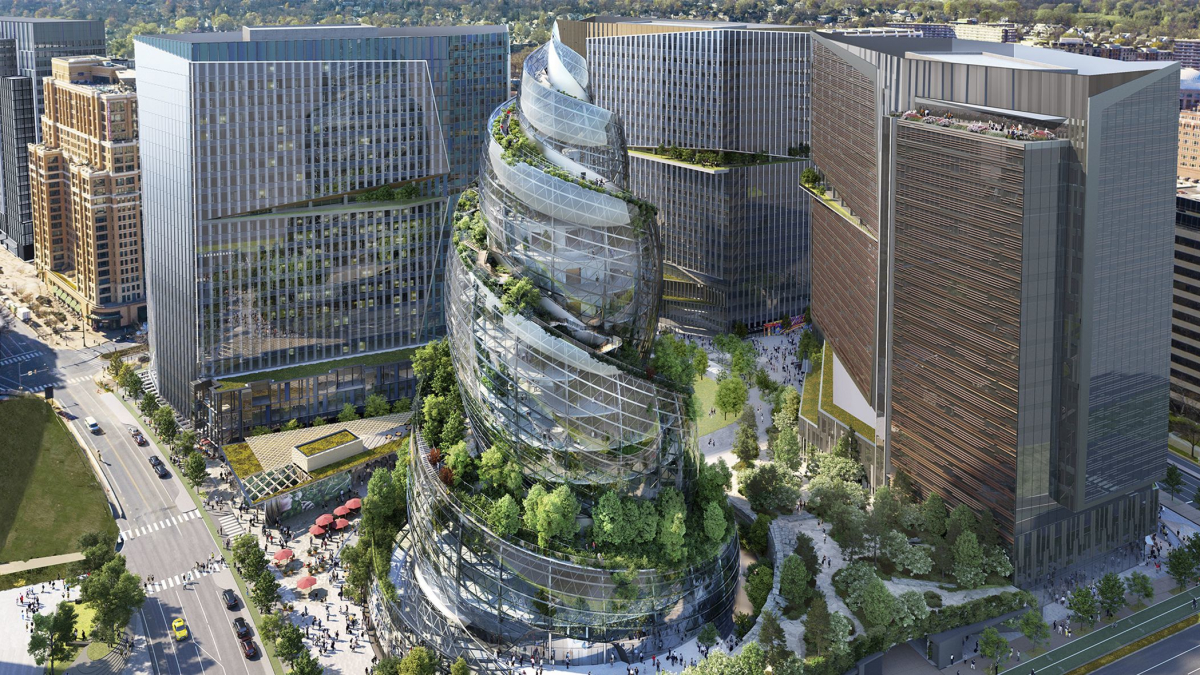 Headquarters Helix: Amazon Reveals Eye-Catching Office Tower