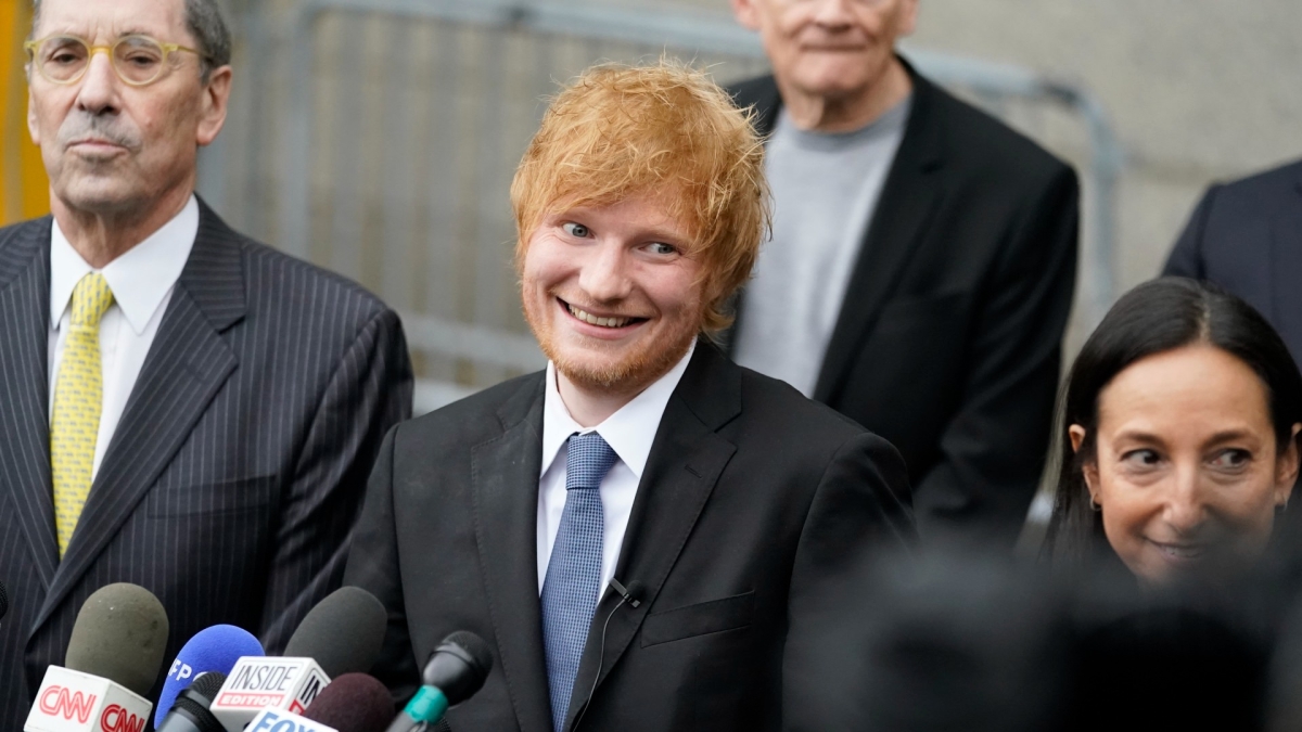 Jury Finds Ed Sheeran Didn't Copy Marvin Gaye Classic