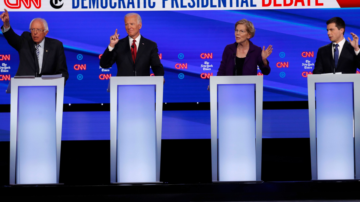 2020 Democratic Presidential Hopefuls Take on Sen. Warren’s Many Plans at Ohio Debate