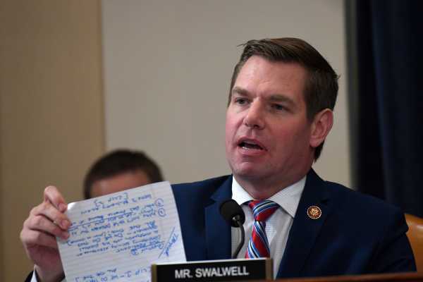 Rep. Swalwell on Impeachment Hearing: Even Johnnie Cochran Couldn’t Defend Trump 