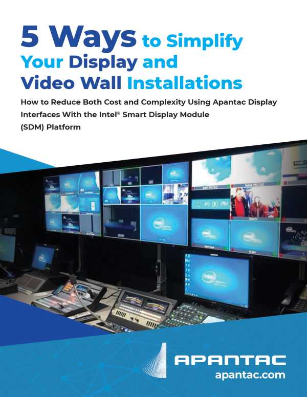 5 Ways to Simplify Your Display and Video Wall Installations