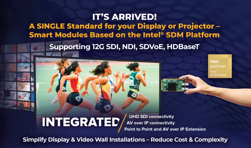 CRESCENT SDM - Smart Display Modules - Based on Intel SDM Platform (FPGAs)