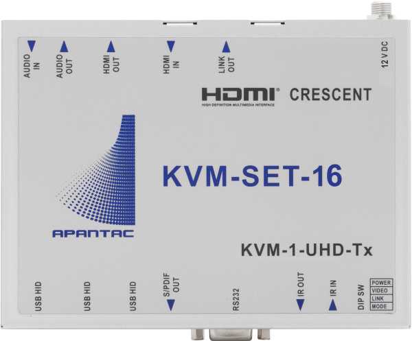 CRESCENT UHD KVM Extender/Receiver - Set 16