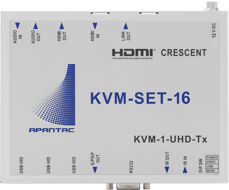 CRESCENT UHD KVM Extender/Receiver - Set 16