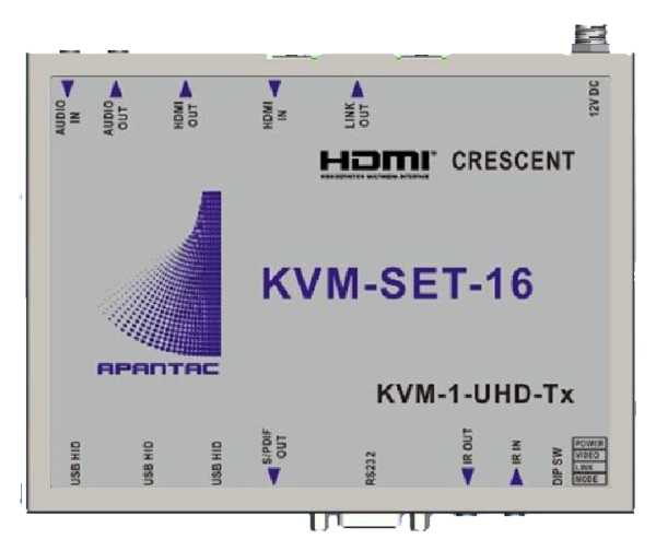CRESCENT UHD KVM Extender/Receiver - Set 16