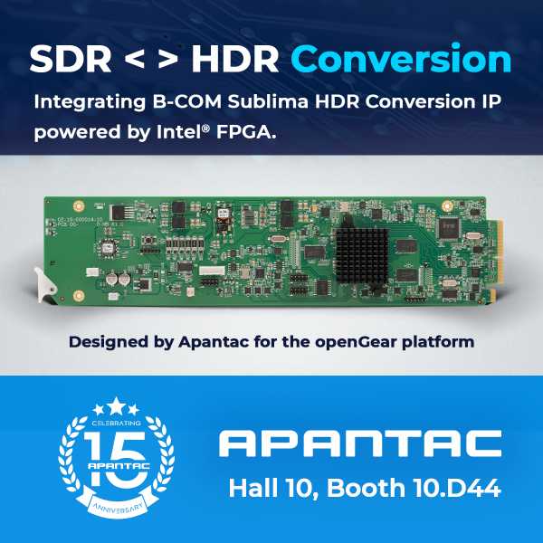 SDR <> HDR Conversion at IBC 2023