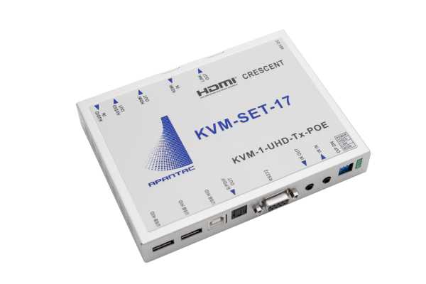 CRESCENT 4K/UHD KVM Extender/Receiver - Set 17