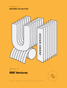 RRE Ventures CSS Design UI Innovation