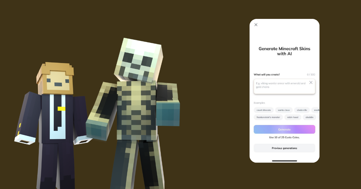 How To Create Minecraft Skins Using Customuse AI On Your Phone ...