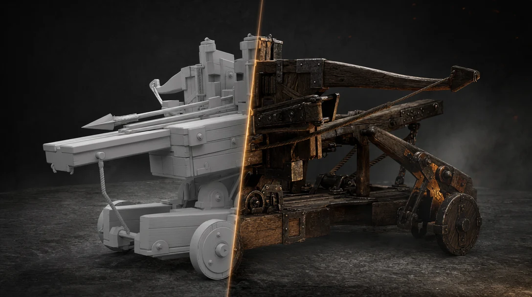 Cover Image for OBJ vs FBX for 3D Workflows: A Guide for AI Assets