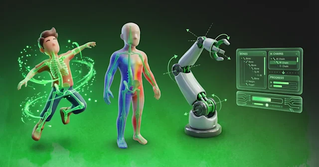 automated 3D rigging with Customuse AI