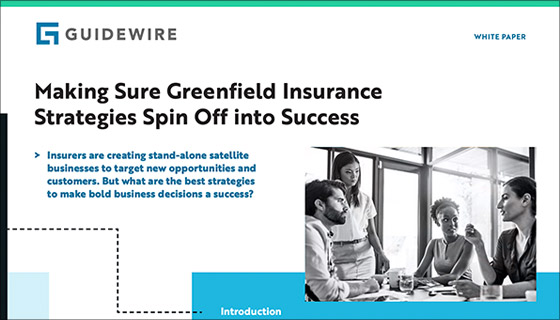 Making Sure Greenfield Insurance Strategies Spin Off into Success 