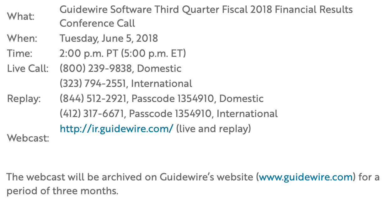 Third Quarter Fiscal 2018 Tab 2