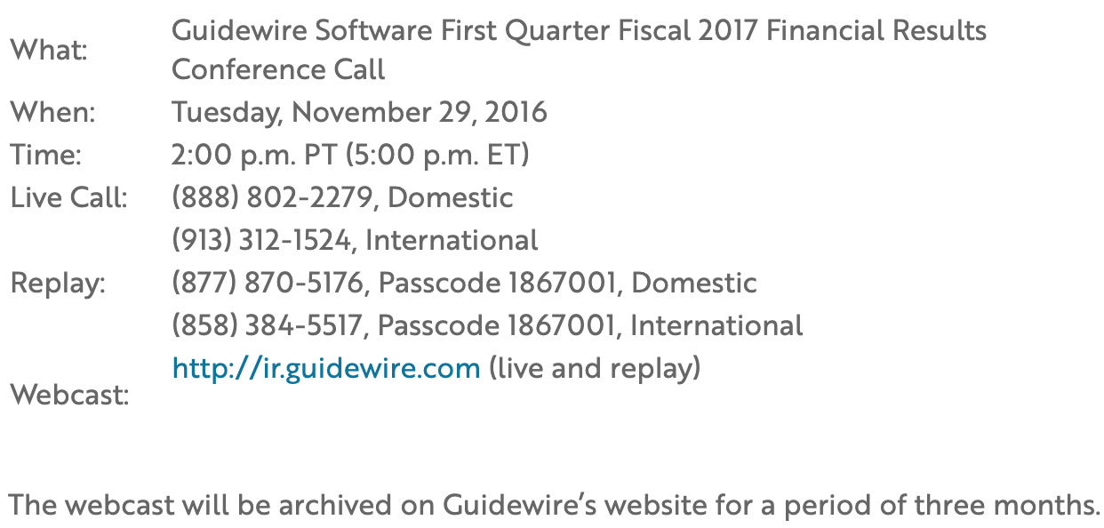 First Quarter Fiscal 2017 Tab 2