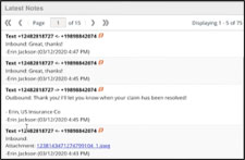 conversation history screenshot
