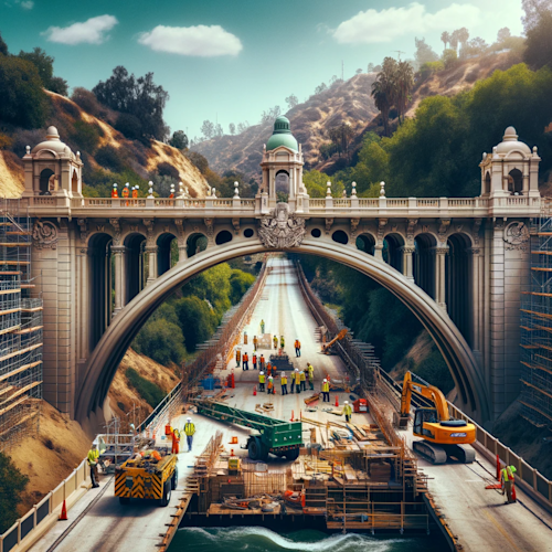 Historic Colorado Street Bridge Undergoes Renovation