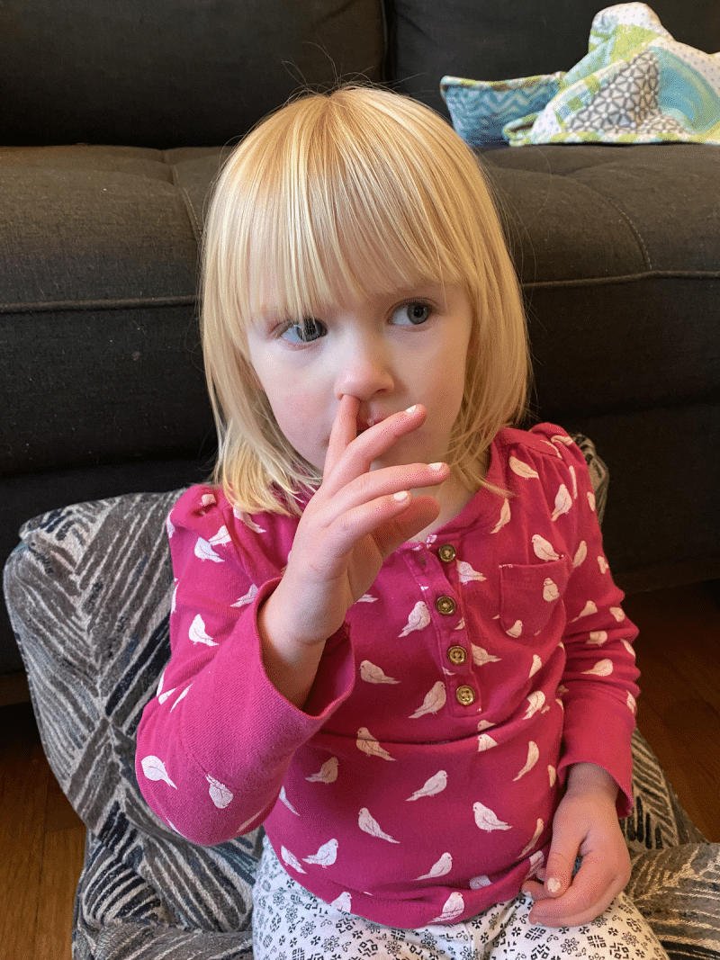 Directing children: Is the nose-picking an acting choice?