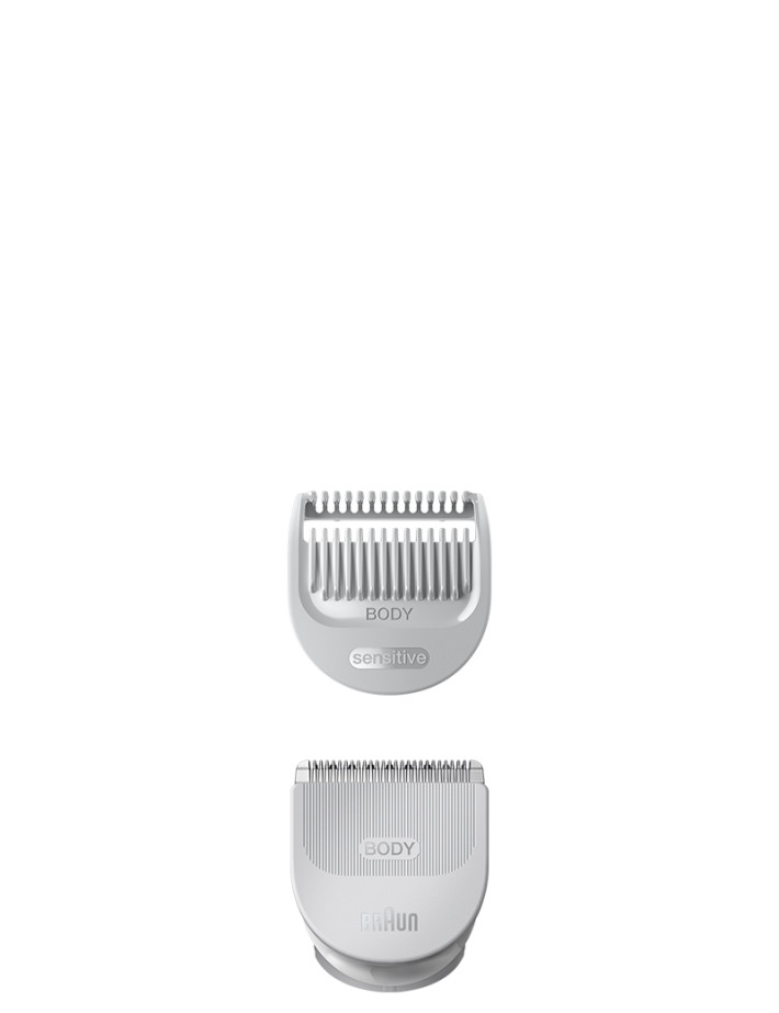 Body groomer head & Sensitive comb