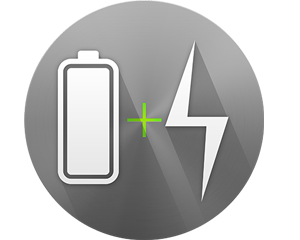 LED charge indicator. LED charge indicator.