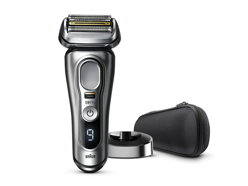 Series 9 Pro 9417s Wet & Dry shaver with charging stand and travel 