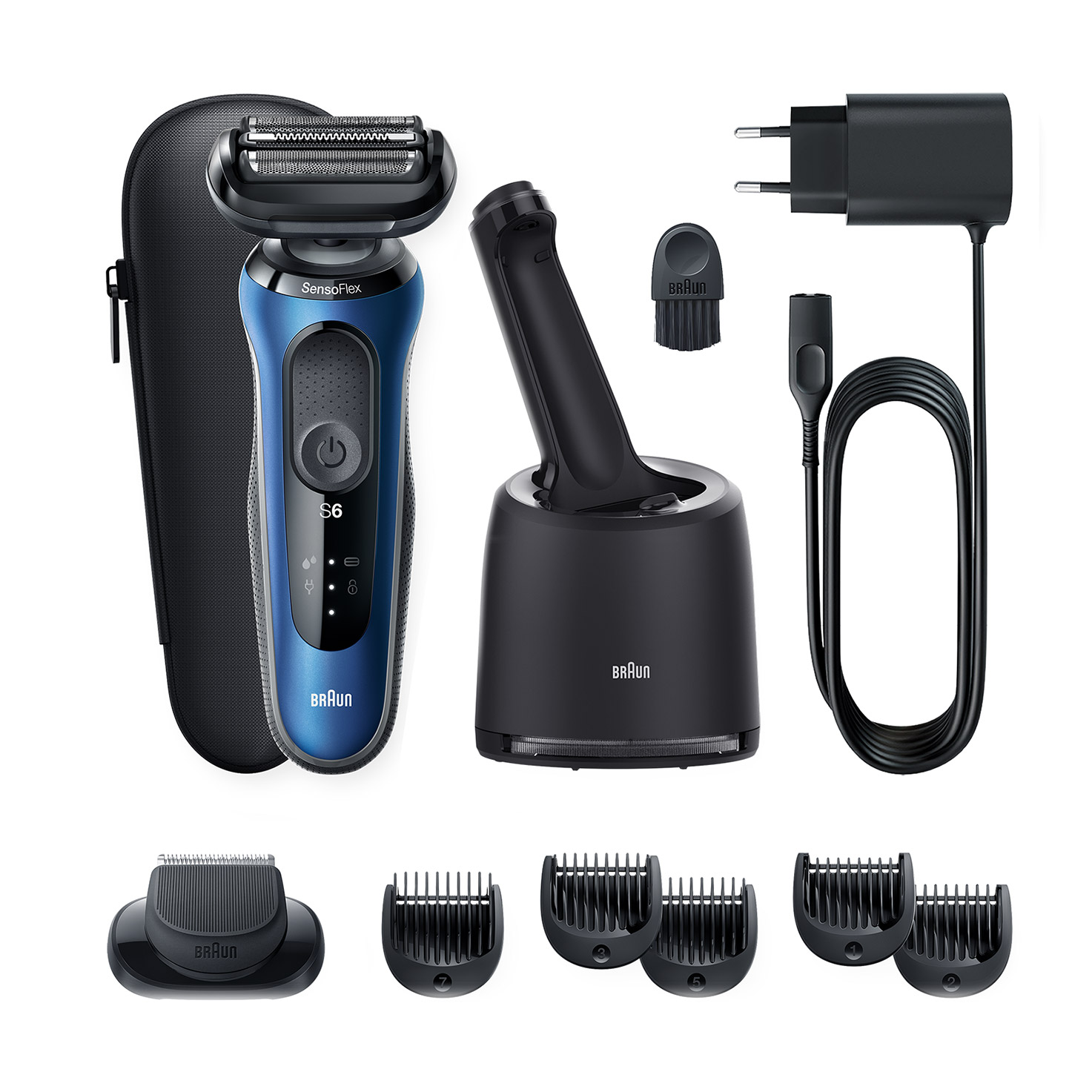 Series 6 60-B7500cc Wet & Dry shaver with SmartCare center and 1