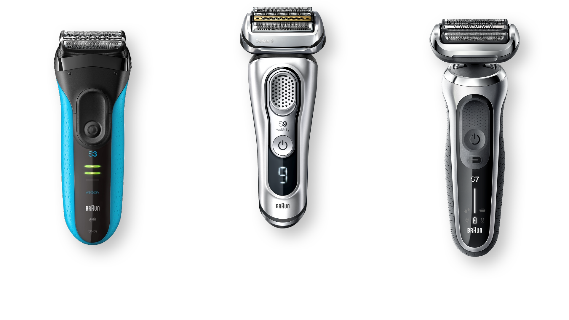 S9 Wet & Dry Electric Shaver from Braun