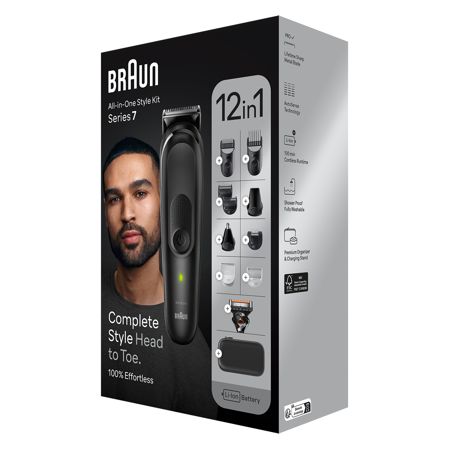 MGK 7460 : Braun's all in one male body grooming kit